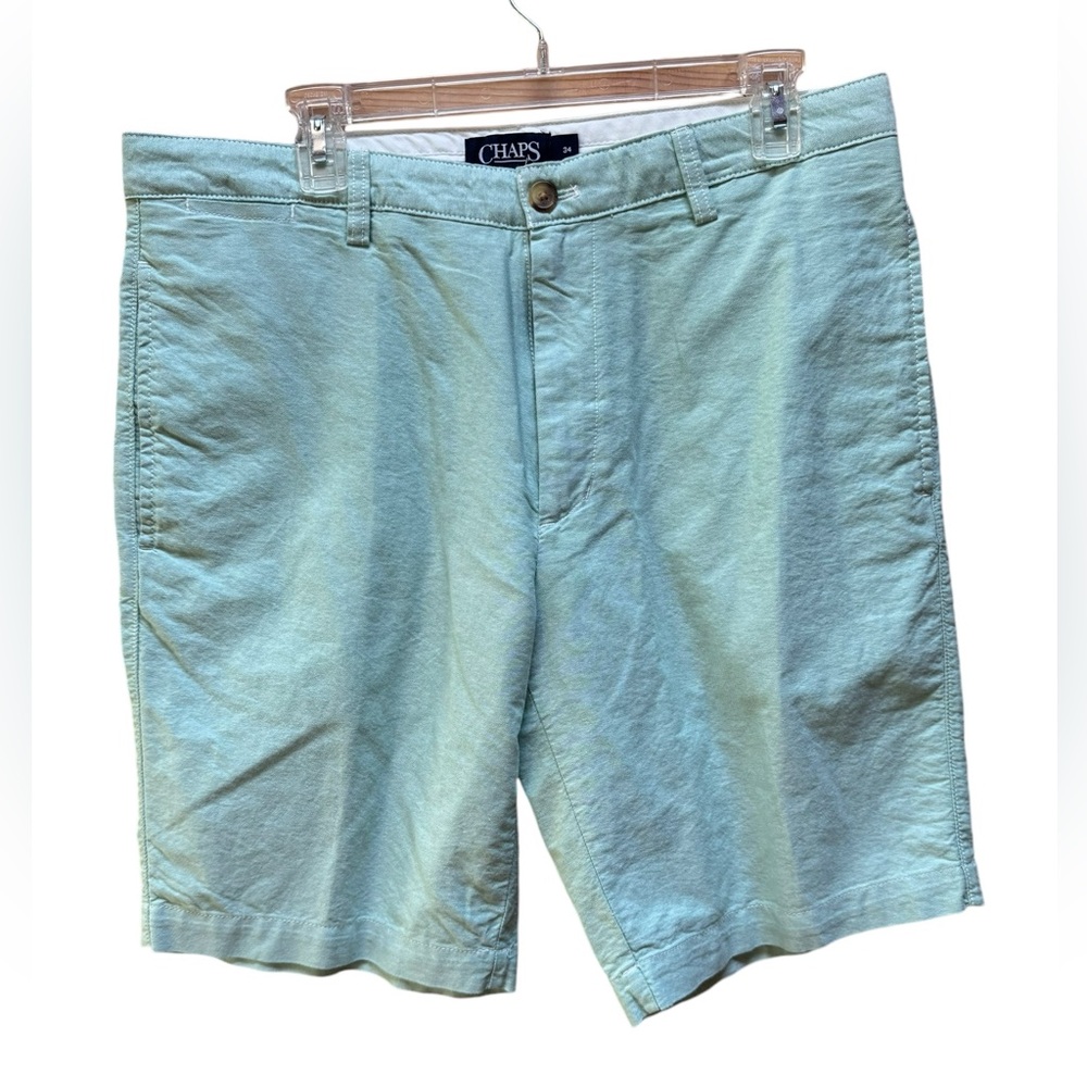 NWT Chaps Oxford Cloth Flat Front Shorts